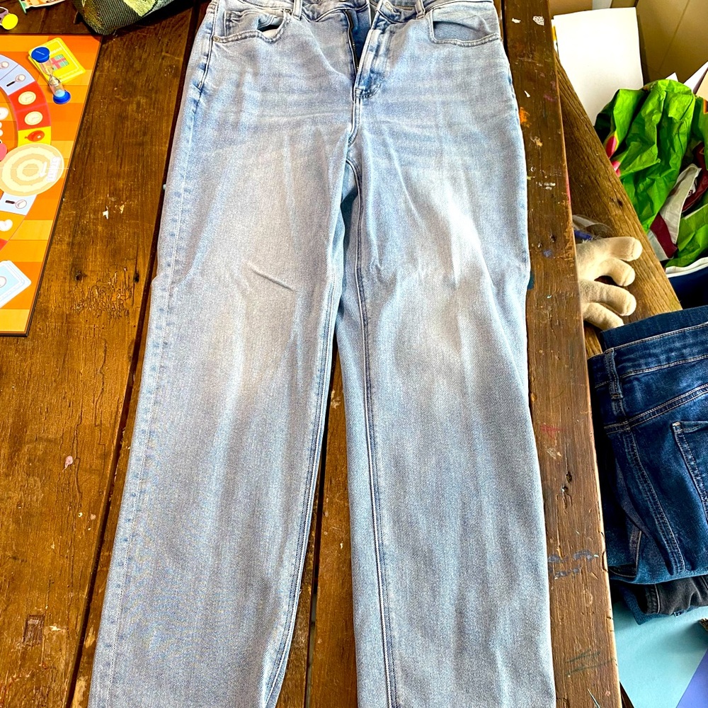 American Eagle Mom Straight Jeans Extra Long